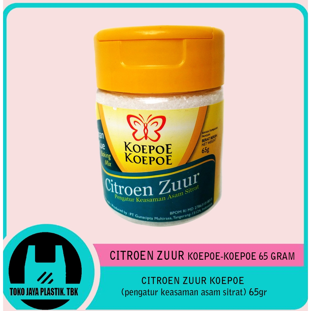 

CITROEN ZUUR KOEPOE (pengatur keasaman asam sitrat) 65gr