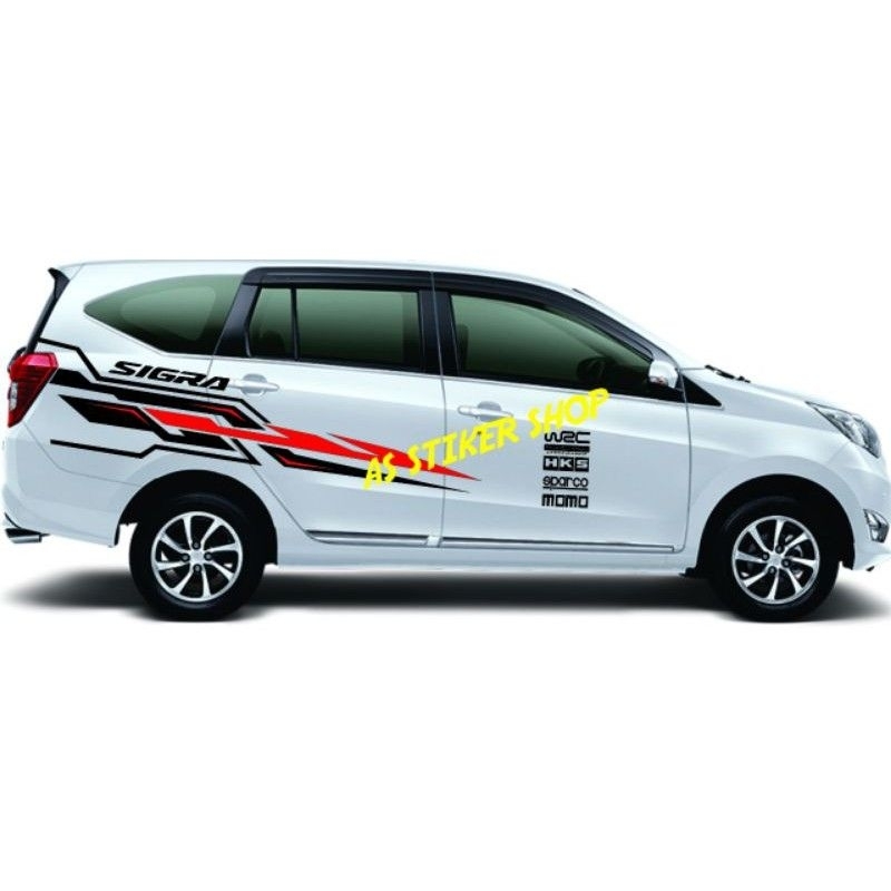 sticker stiker mobil Sigra stiker list stiker mobil sigra