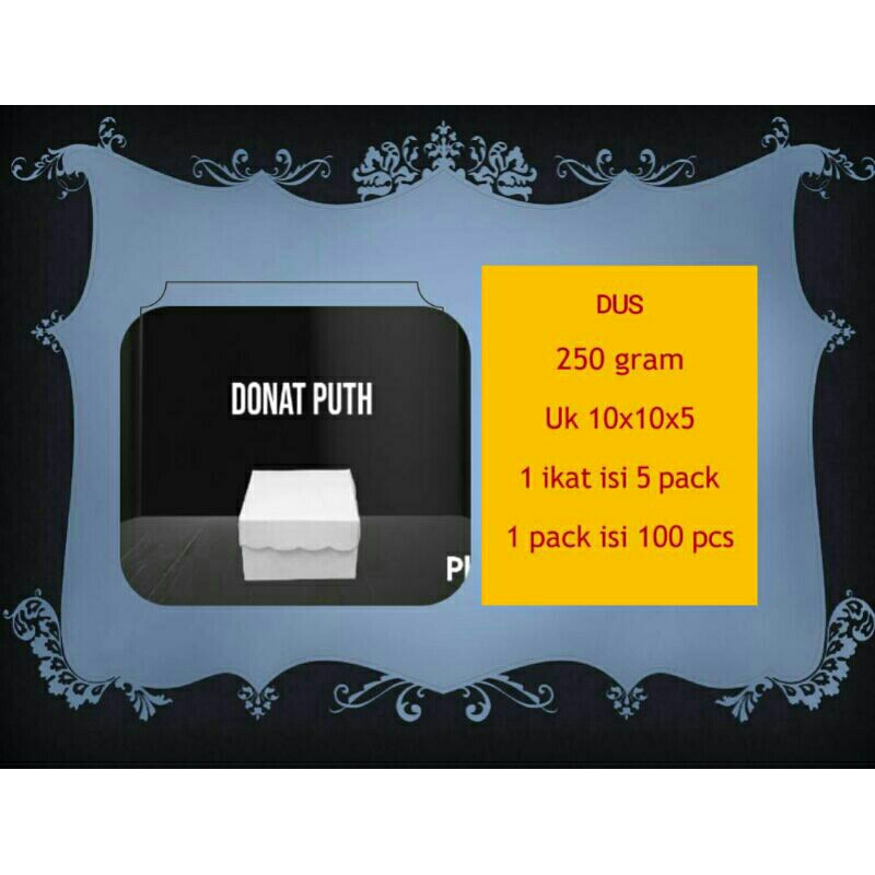 

DUS DONAT PUTIH