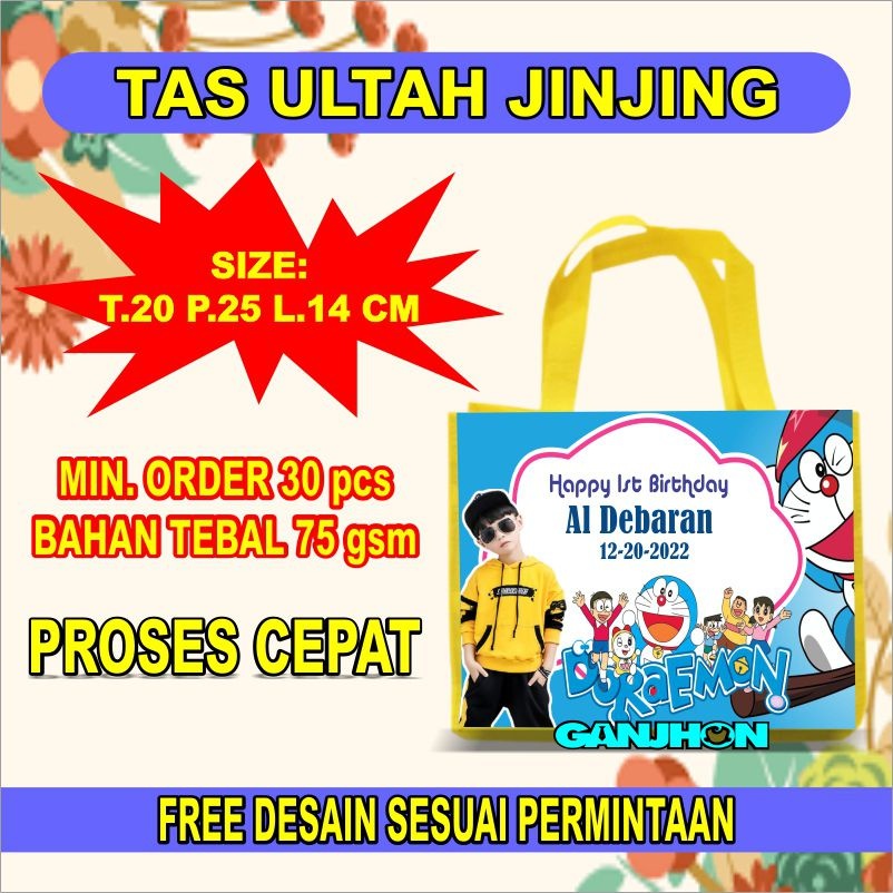 

Tas ultah anak murah free desain min order sedikit Tas Ultah Custom BENTUK Dan UKURAN - Bahan Tebal Kualitas Bagus Untuk Acara Ulang Tahun Anak dan tas segala acara PO 30HARI