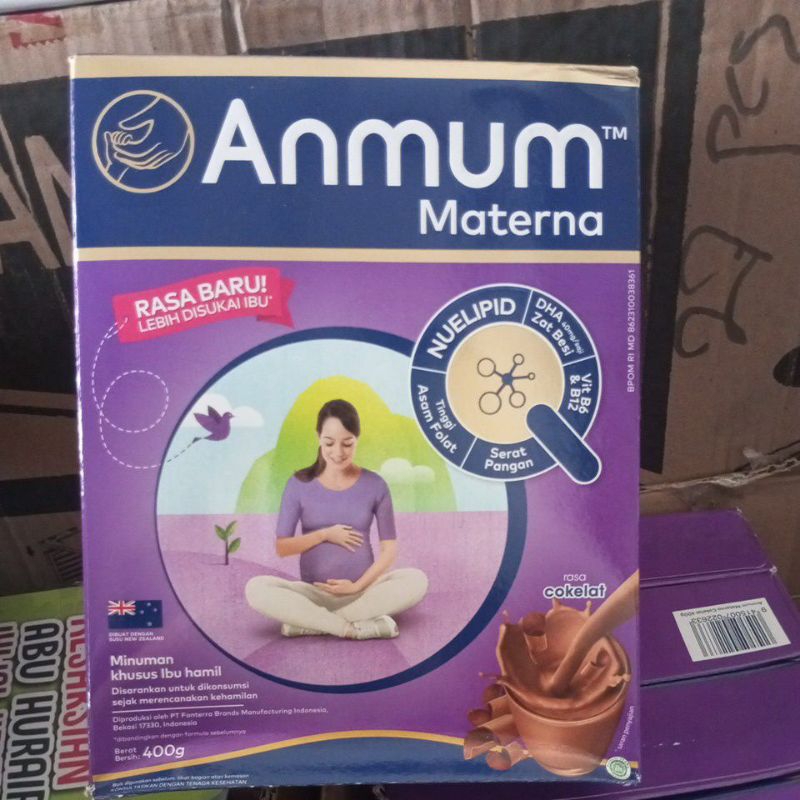 MURAH SUSU ANMUM MATERNA 400Gram Coklat expired Maret 2025