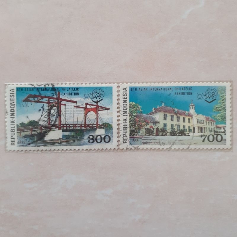 

Perangko Indonesia Jakarta Tahun 1995 set lengkap 2pcs