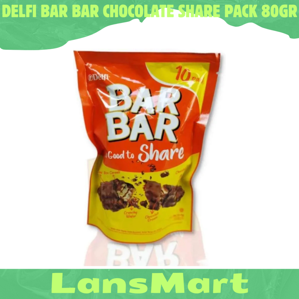 

DELFI BAR BAR CHOCOLATE SHARE PACK 80GR