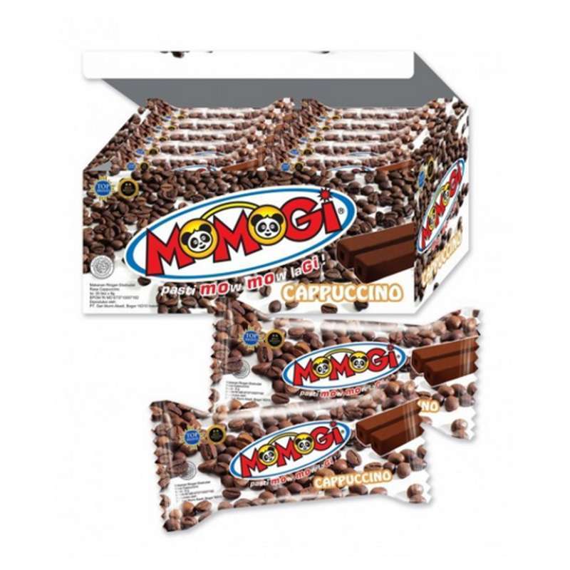 

momogi stick cappuccino 1 box isi 20 - momogi cappucino 1 box - momogi cappucino