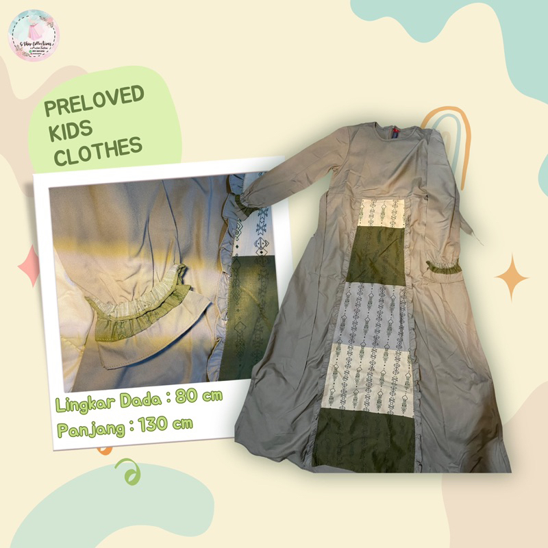 yasmeera gamis preloved set khimar