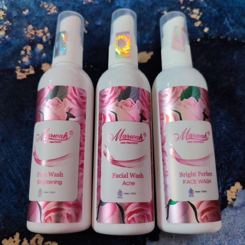 FACIAL WASH / TONER MARWAH SKINCARE ECER / FACIALWASH - SABUN TONER WAJAH MARWAH