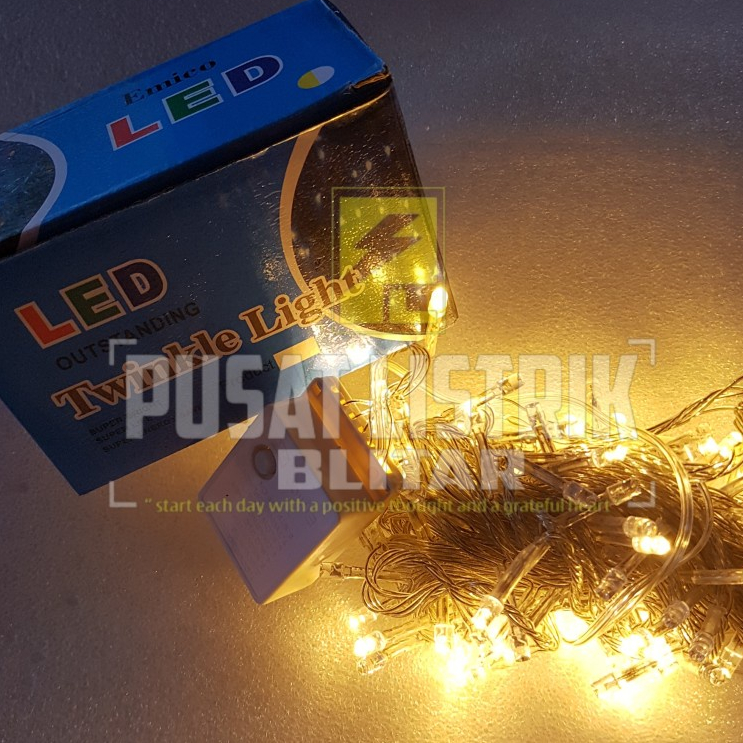 Lampu Tumblr Warm White / Lampu LED Kuning / Lampu Natal kuning warm white