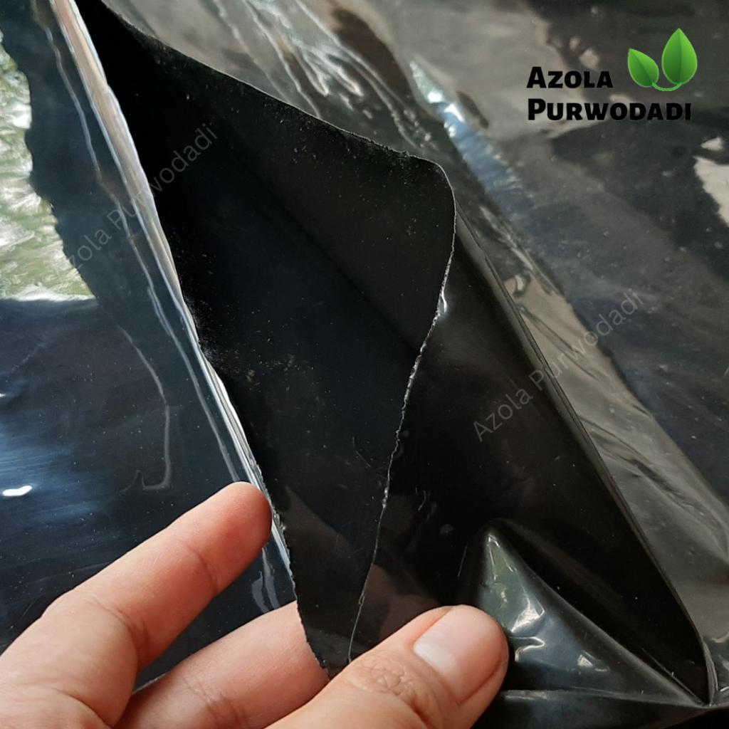 Plastik UV Hitam 100 micron 4 X 3 Meter Untuk Tambak/Kolam