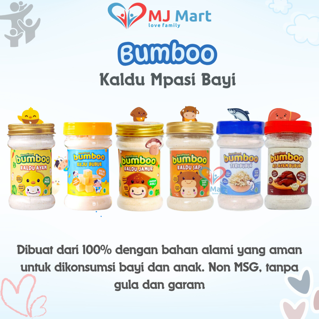 

Bumboo Kaldu Mpasi Bayi / Tanpa Pengawet Non MSG