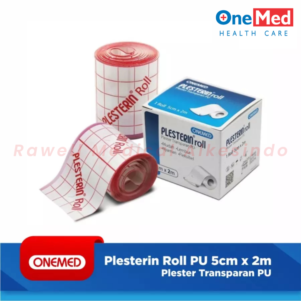 Plesterin Roll PU 5cm x 2m / Plester Anti Air Onemed
