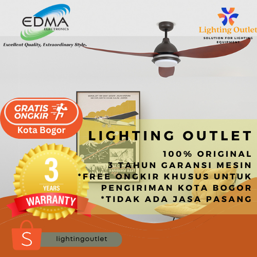 Kipas Angin Gantung Plafon MT Edma 56" Picollo Remote Control
