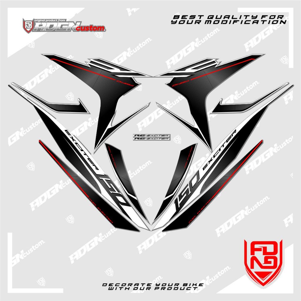 striping MX king exciter vietnam 2017