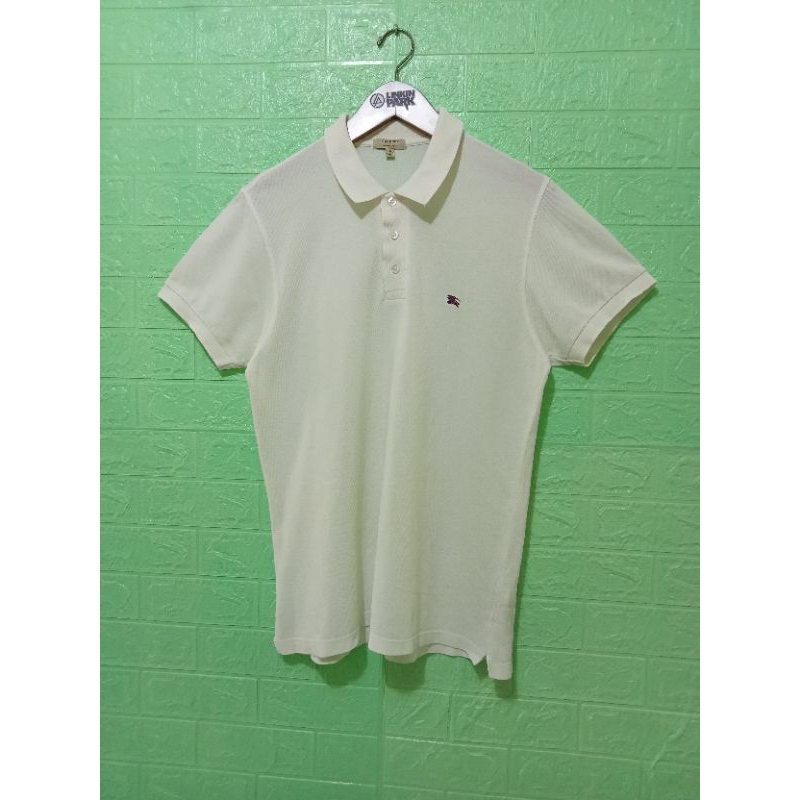 kaos kerah pria Burberry second