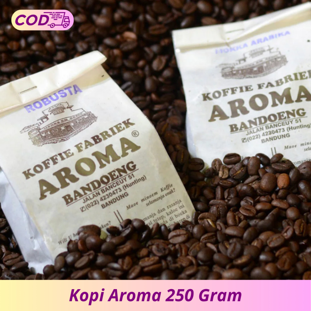 

Kopi Aroma - 250 Gram - Robusta / Mokka Arabika