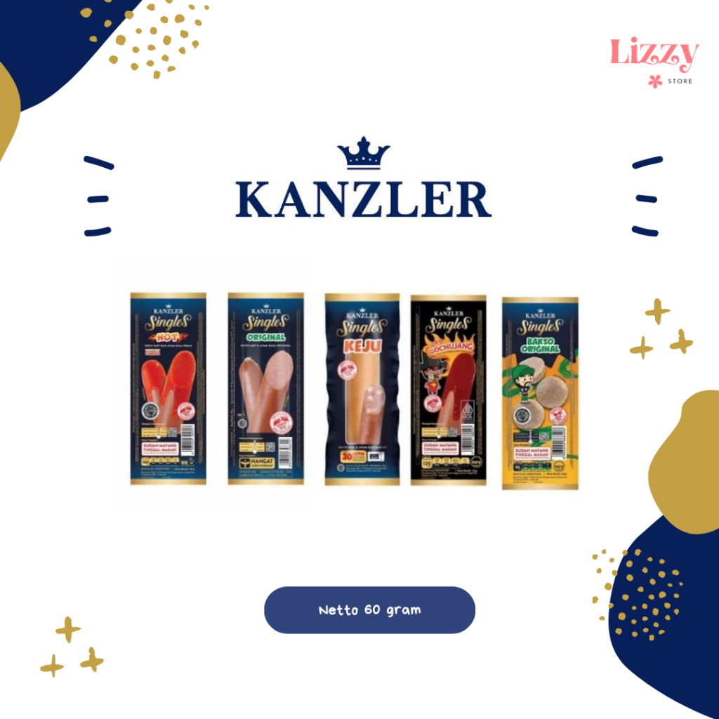 

Sosis Kanzler SingleS All Varian Siap makan 60 gram