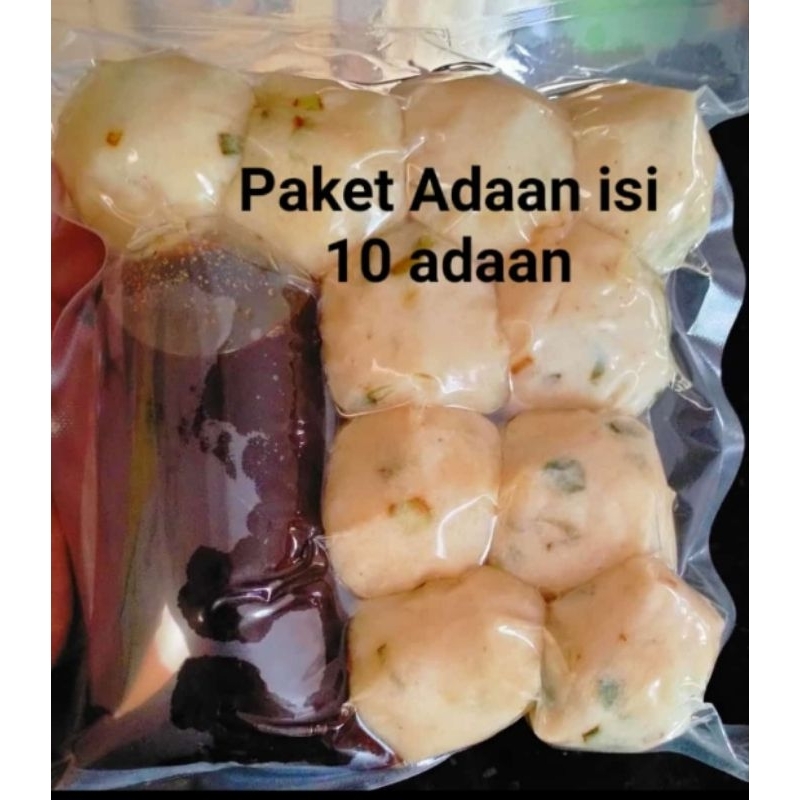 

Pempek Palembang Asli Ikan Tenggiri Paket Adaan (Pempek Bulet)