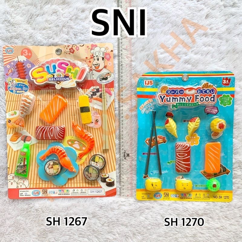 MAINAN SUSHI DELICIOUS & YUMMY FOOD MAKANAN JEPANG SASHIMI SET SUMPIT MASAK MASAKAN