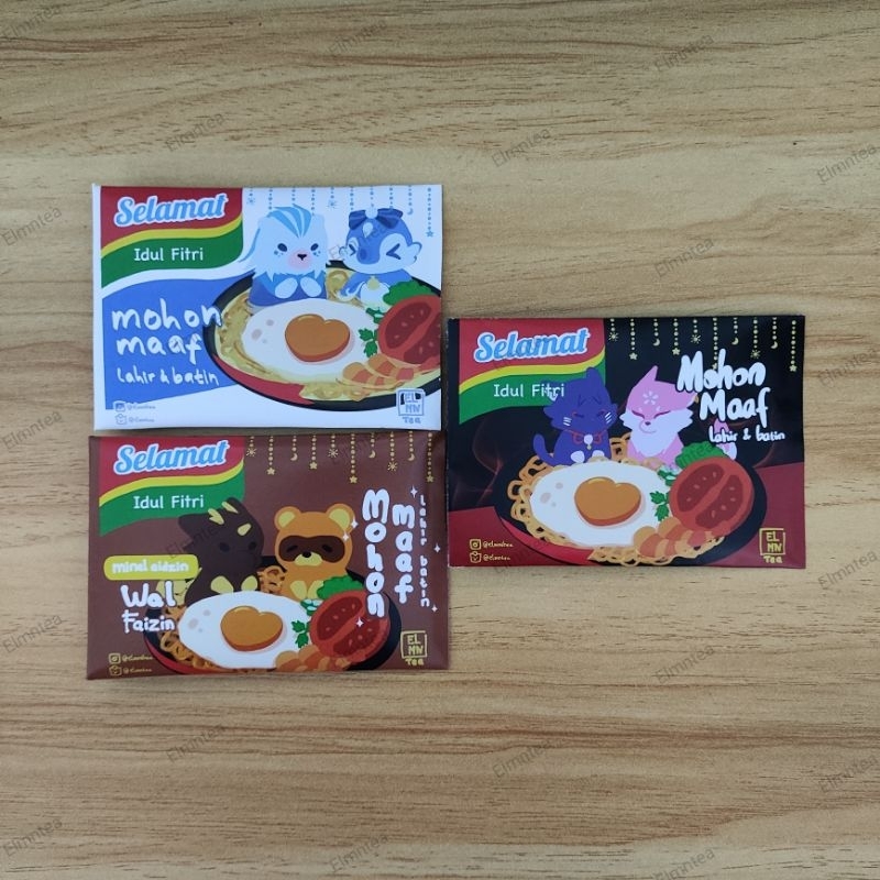 

Angpau Amplop Lebaran Unik Mie Kucing