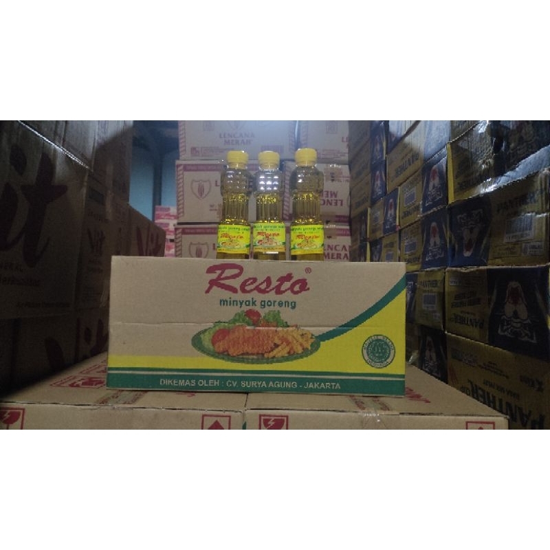 

Minyak Resto Botol 250ml 1 dus isi 48 pcs