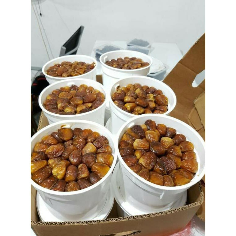 

[ TERLARIS ] Kurma Sukari Ember 850 gram Sukari Al Qassim / Kurma Sukkari Ember Al Qossim