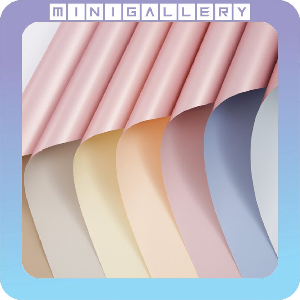 

20 Lembar Kertas Buket Bunga Dua Warna Bicolor Rosegold Cellophane Wrapping Paper KB19