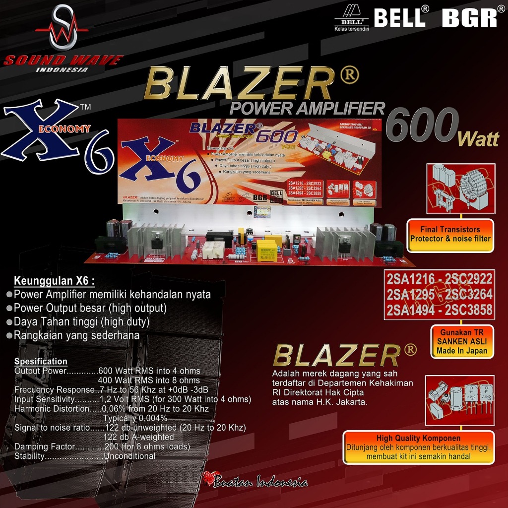 KIT BLAZER X6 - TR ECONOMY