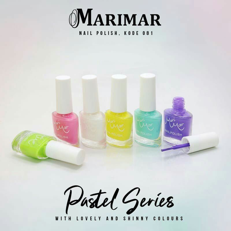 (PAP) kutek 081 pastel / MARIMAR Nail Polish Pastel Series 8ml - Cat Kuku - Kuteks / Kuteks Marimar 