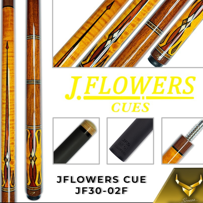 JFLOWERS JF30-02F CUE STICK BILLIARD [JF30-02F]