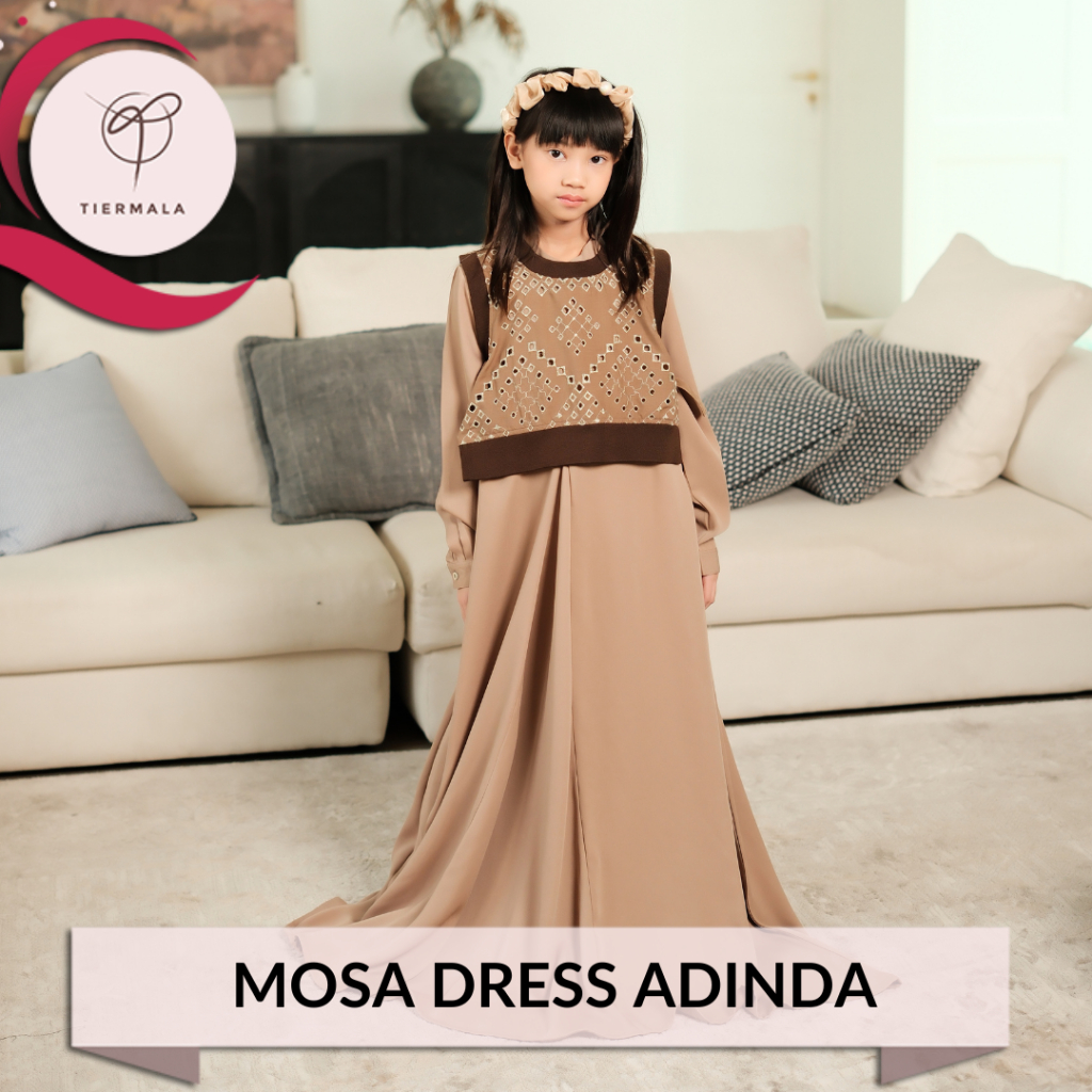 Tiermala MOSA Dress Adinda Sarimbit  Series - Dress Anak / Gamis Anak Terlaris