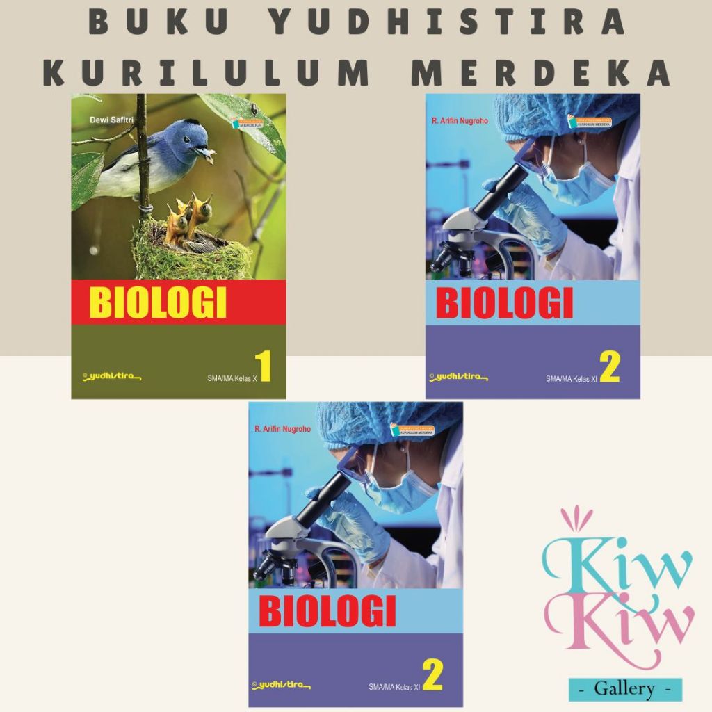 Buku Biologi Kelas 10, 11, 12 SMA/MA Kurikulum Merdeka - Yudhistira