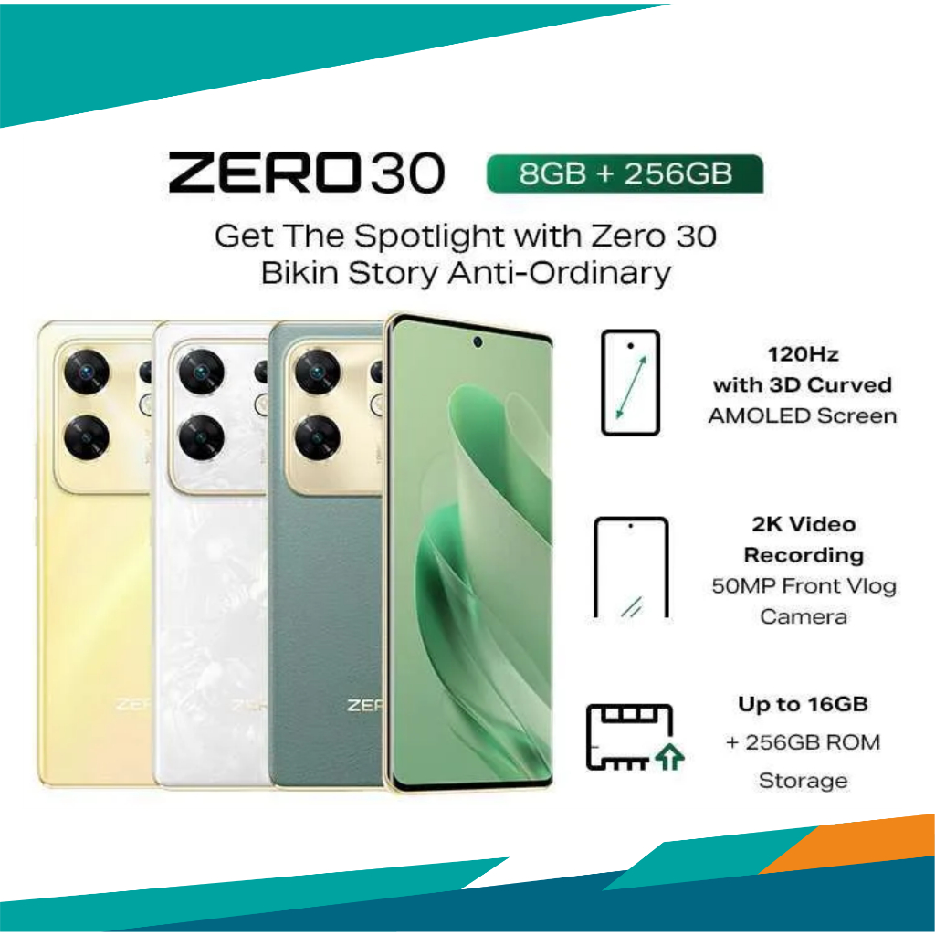 INFINIX ZERO 30 4G 8/256GB GARANSI RESMI