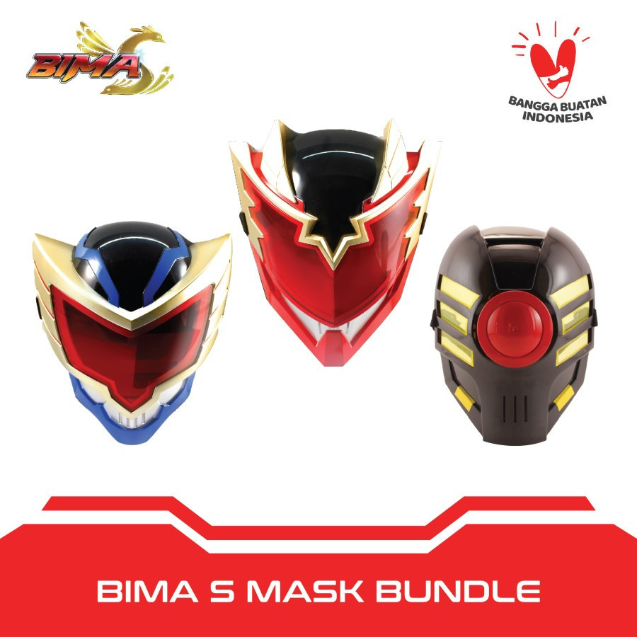 Mainan Anak Topeng Bima S Hero Mask