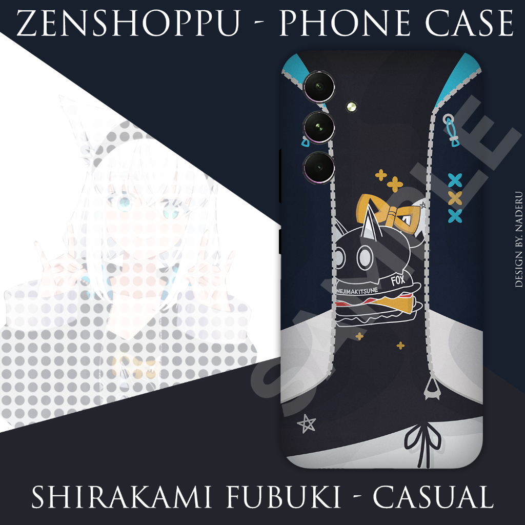 Shirakami Fubuki Casual - Hololive Gamers Phone Case