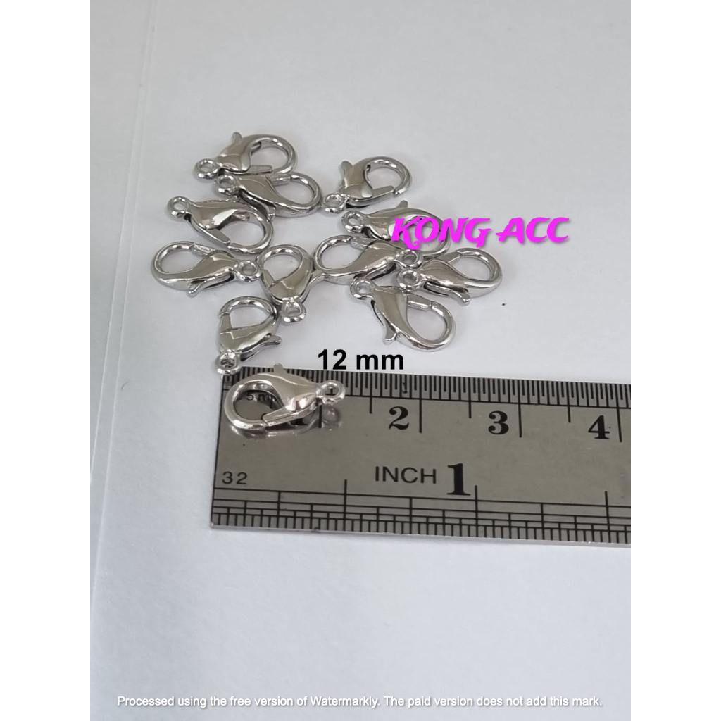 kaitan tas lobster kokot udang 12, 14 , 16 ,20 mm /1 Lusin)