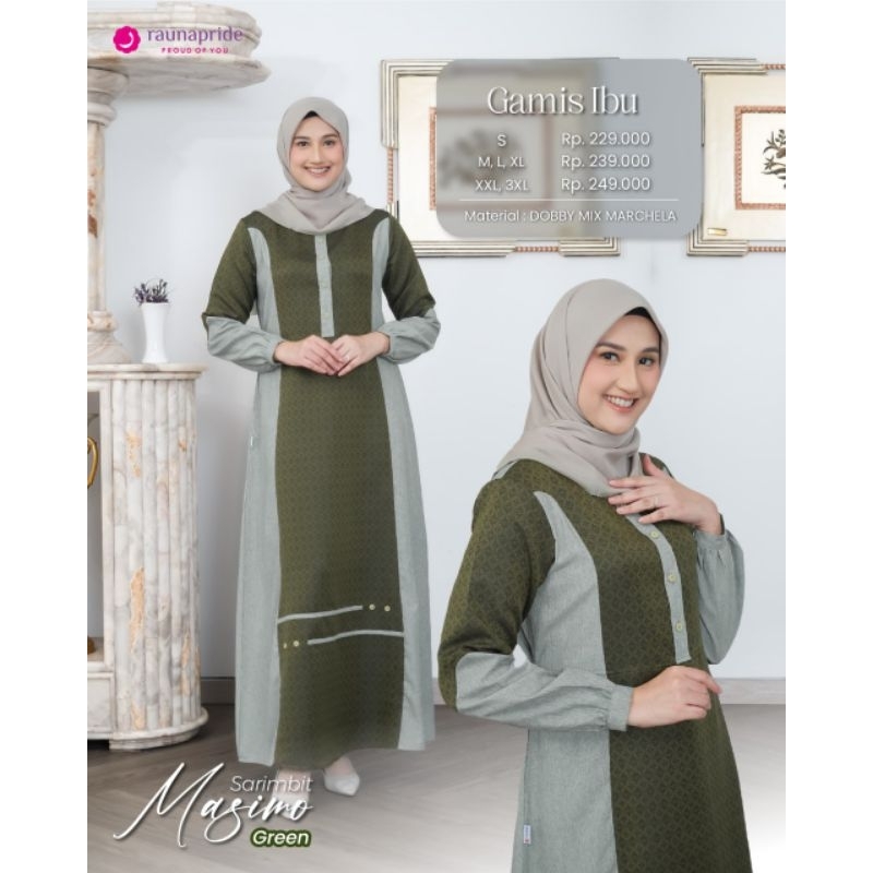 Gamis ibu Raunapride Sarimbit