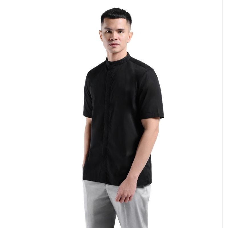 BYZAN SHORT SLEEVE SHIRT BLACK