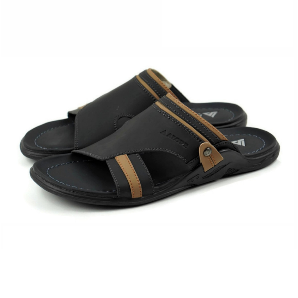 Sandal Korea Pria/ Sandal Cowok Distro / Sandal Slide Cowok/Sandal Premium