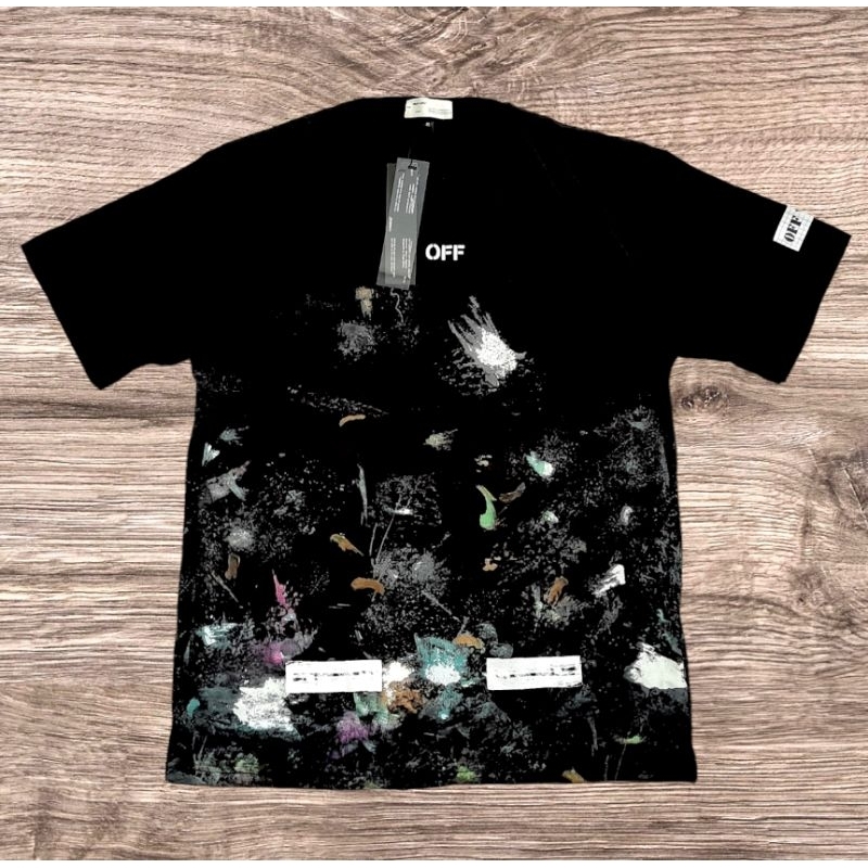 Kaos Off White Galaxy Hitam (BARU)