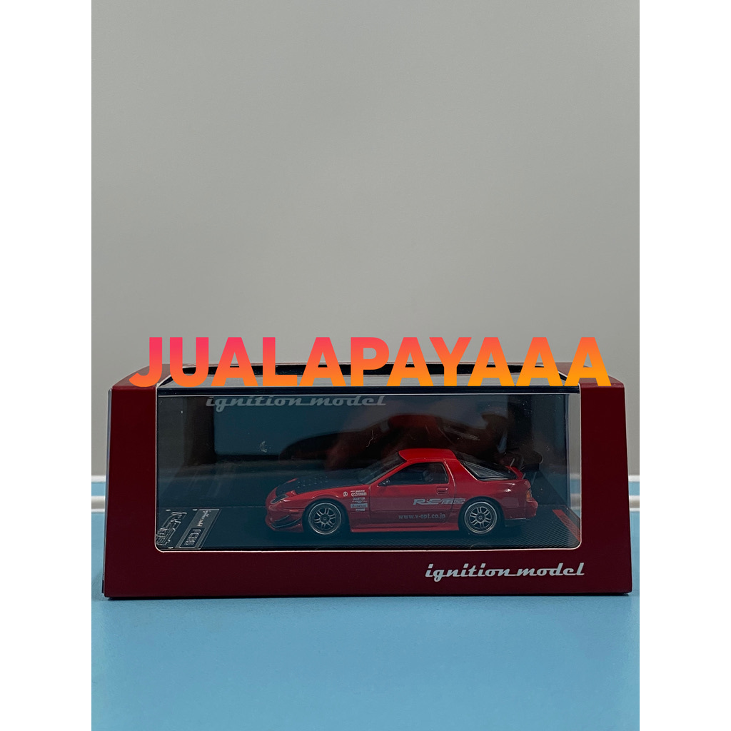 IGNITION MODEL MAZDA RX7 RE AMEMIYA FC3S RED IGNITION MODEL 64 RX7 RE