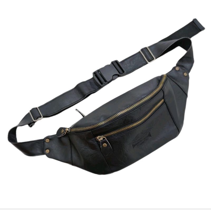 Waistbag Pria Kulit/ Tas Pria kompek HD/Tas Bali Distro