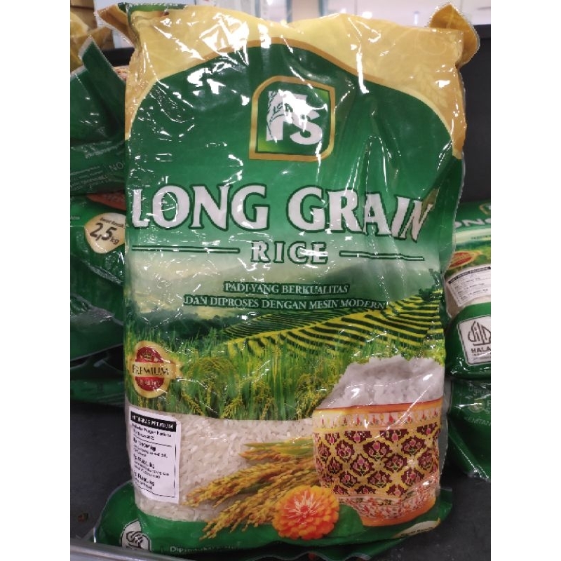 

Beras premium Long grain 2,5kg