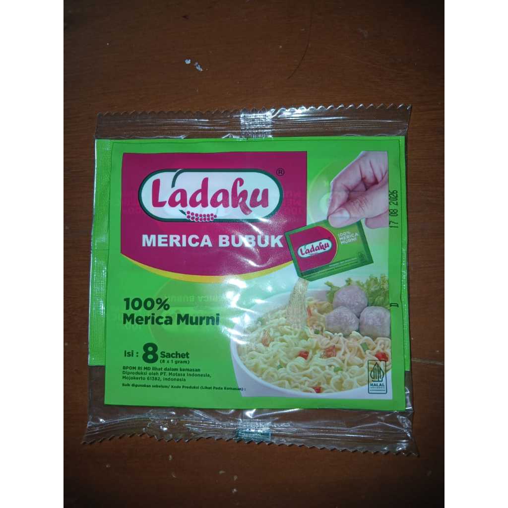 

Ladaku Merica Bubuk 8*1gram