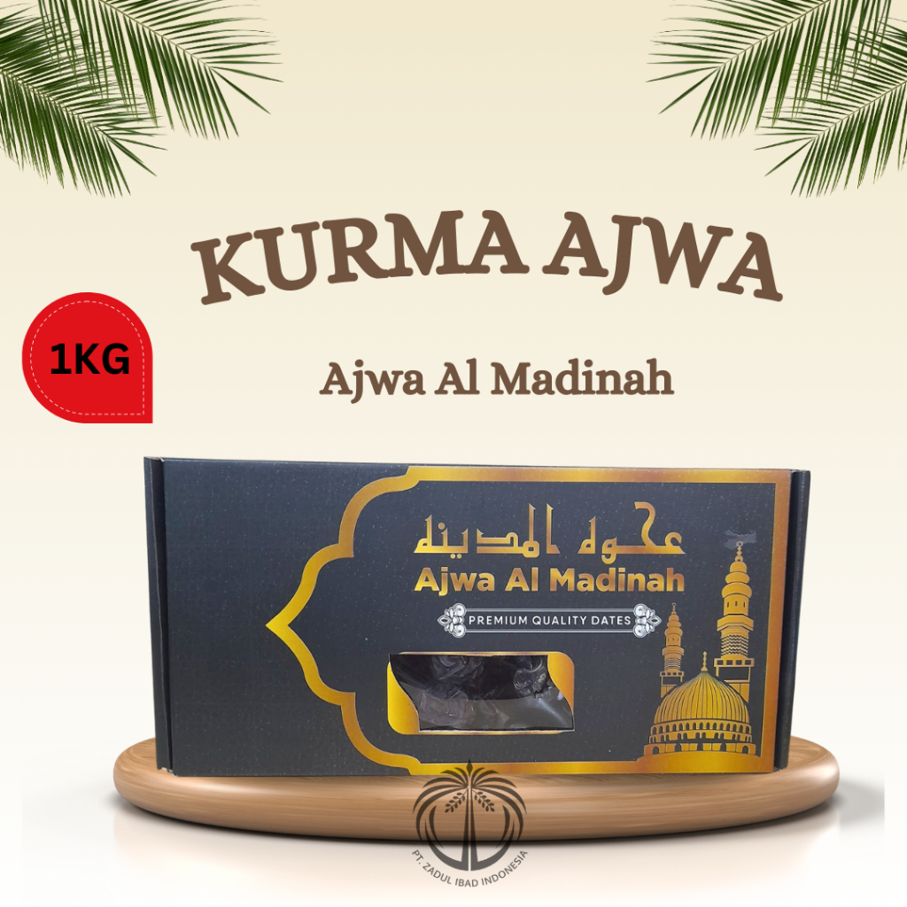 

KURMA AJWA MADINAH 1KG KEMASAN BOX / KURMA NABI / CEMILAN SEHAT / HAMPERS OLEH OLEH HAJI DAN UMROH