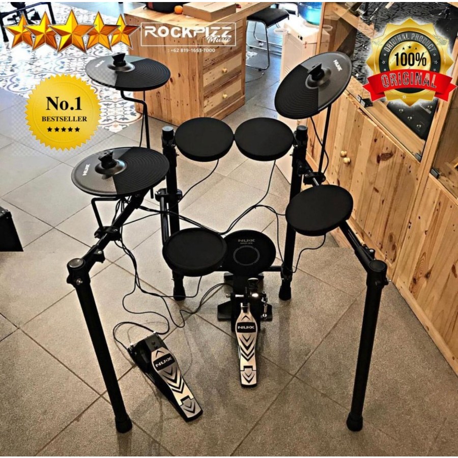 Drum Elektrik Electric Drum Set Nux DM 1 X New NUX DM1X DM 1X Ori