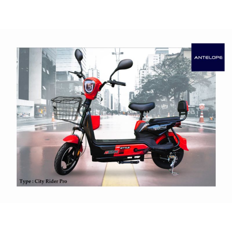 Sepeda Listrik Antelope Type City Rider Pro Gratis Ongkir murah meriah tapi kualitas terjamin sangat