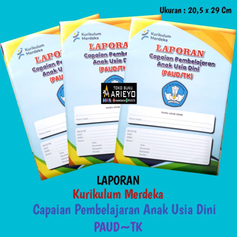 Ready ✓ Buku Raport Kurikulum Merdeka~Tk dan Paud