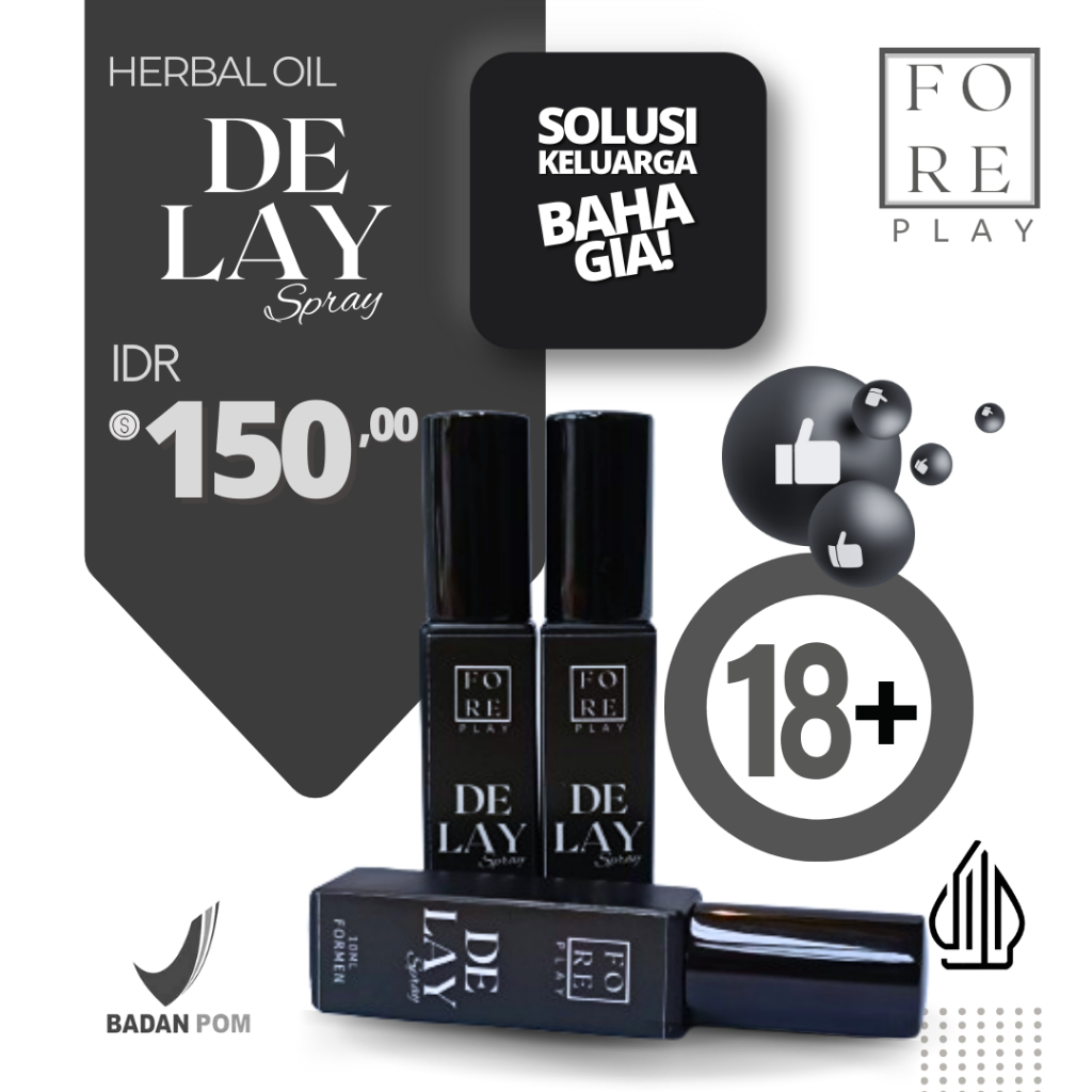 DELAY SPRAY kesehatan pria obat ejakulasi dini SPRAY pembesar alat vital pria dewasa