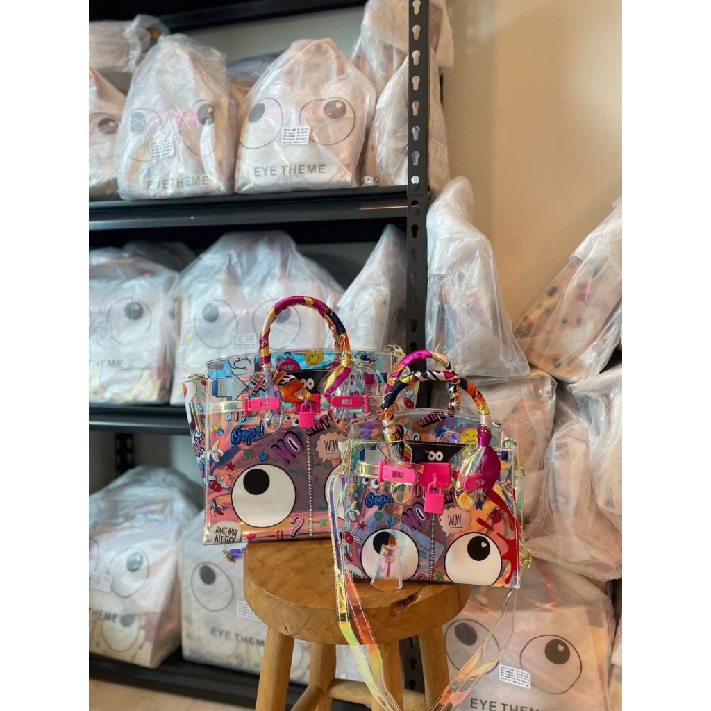 TAS VIRAL BANGKOK EYETHEME BAG LUCU