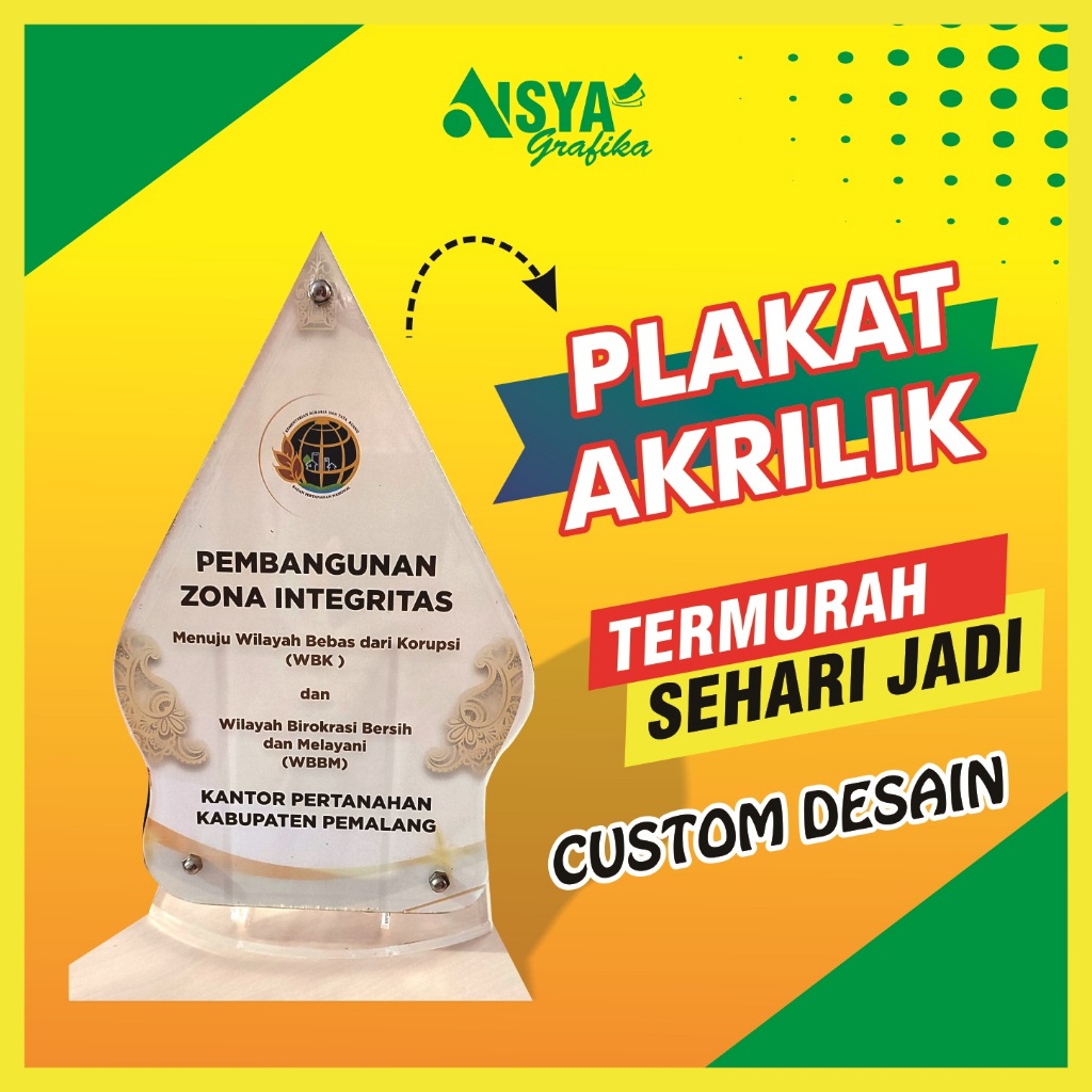 CETAK PLAKAT AKRILIK / PLAKAT KENANG-KENANGAN