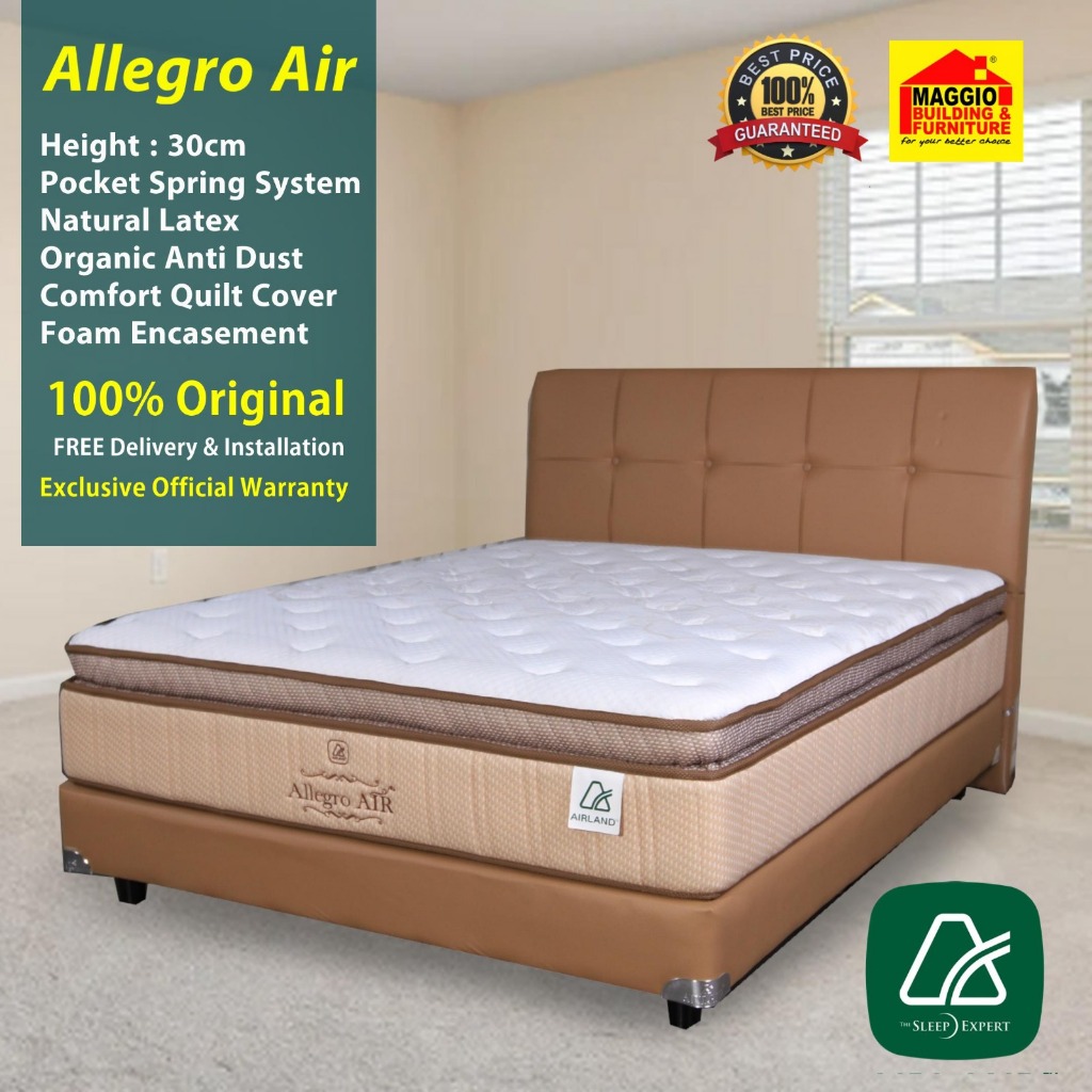 KASUR LATEX ALLEGRO AIR - AIRLAND SPRINGBED